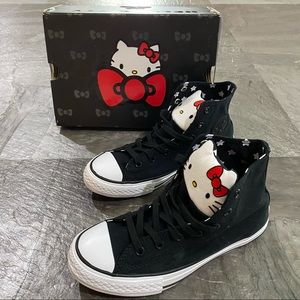 Hello Kitty high top converse